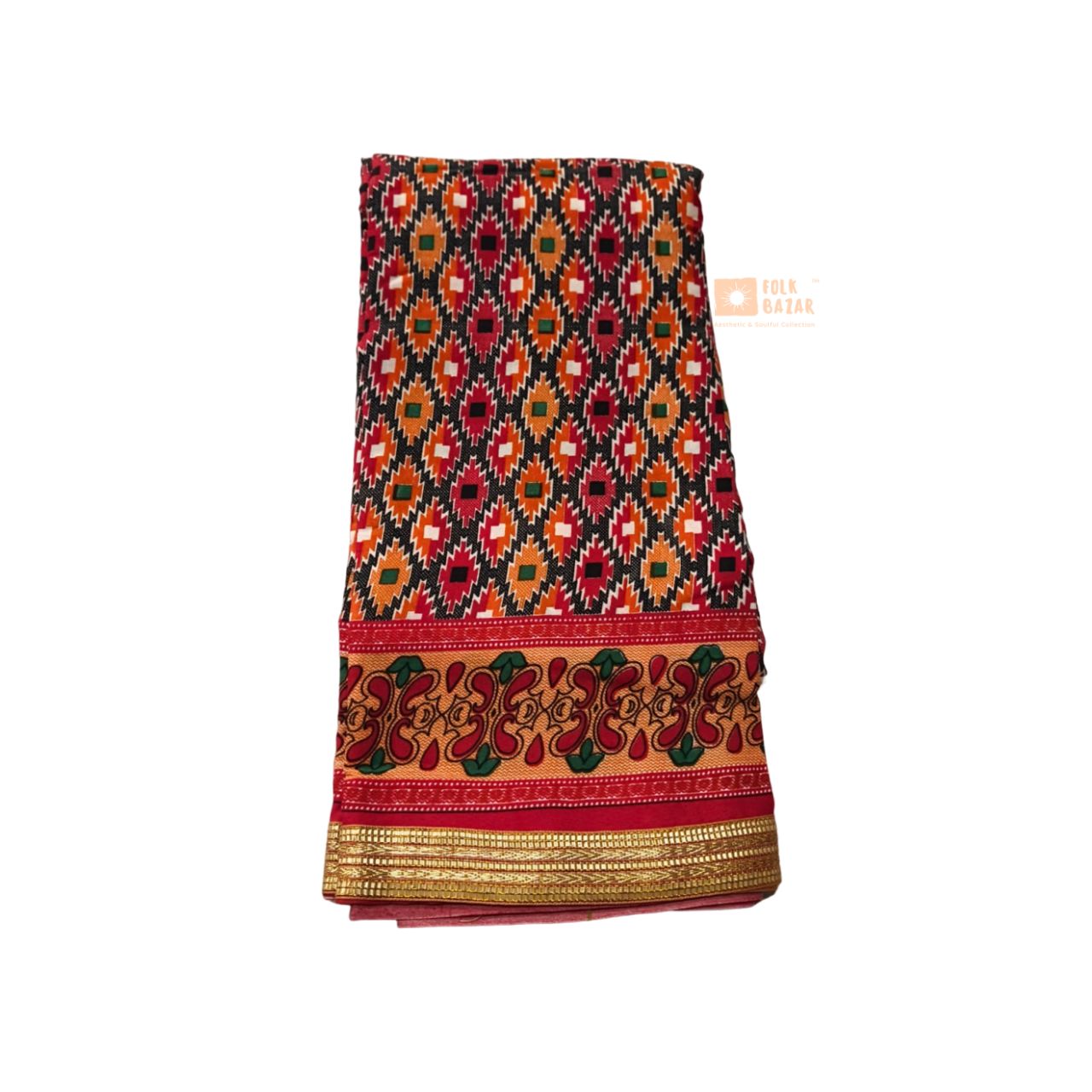 Dhaka Saree with Blouse Piece